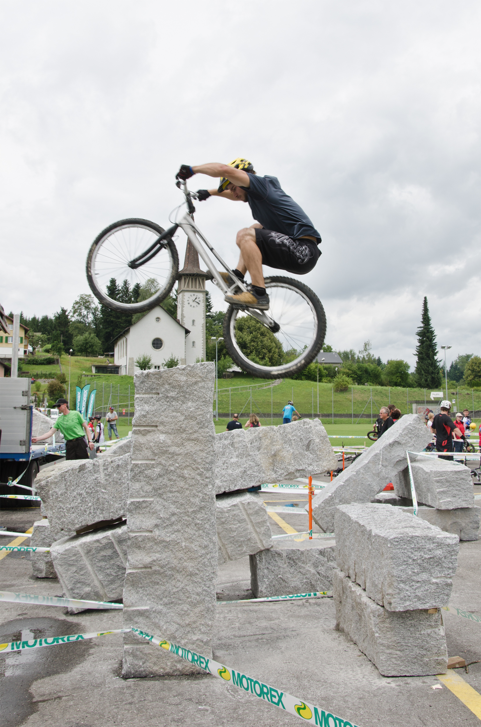 Jérôme Chapuis Trials Big Jump Swiss Cup Vordemwald 2014