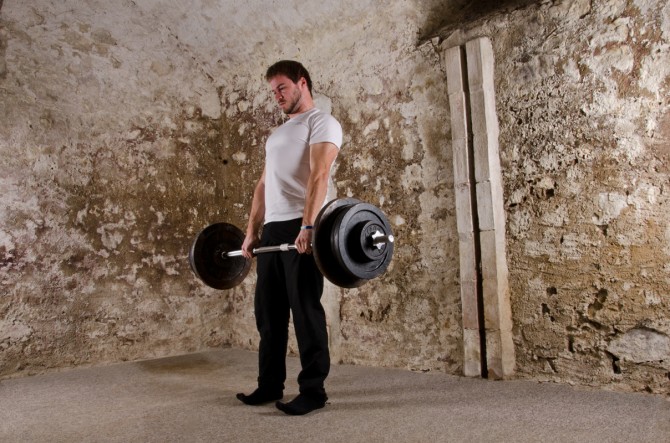 Jérôme Chapuis working out